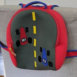Dabbawalla Race Car Backpack -NWOT